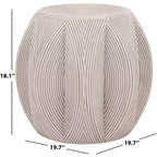 Table d'appoint Oleg - ACC6702 - Blanc délavé - Safavieh
