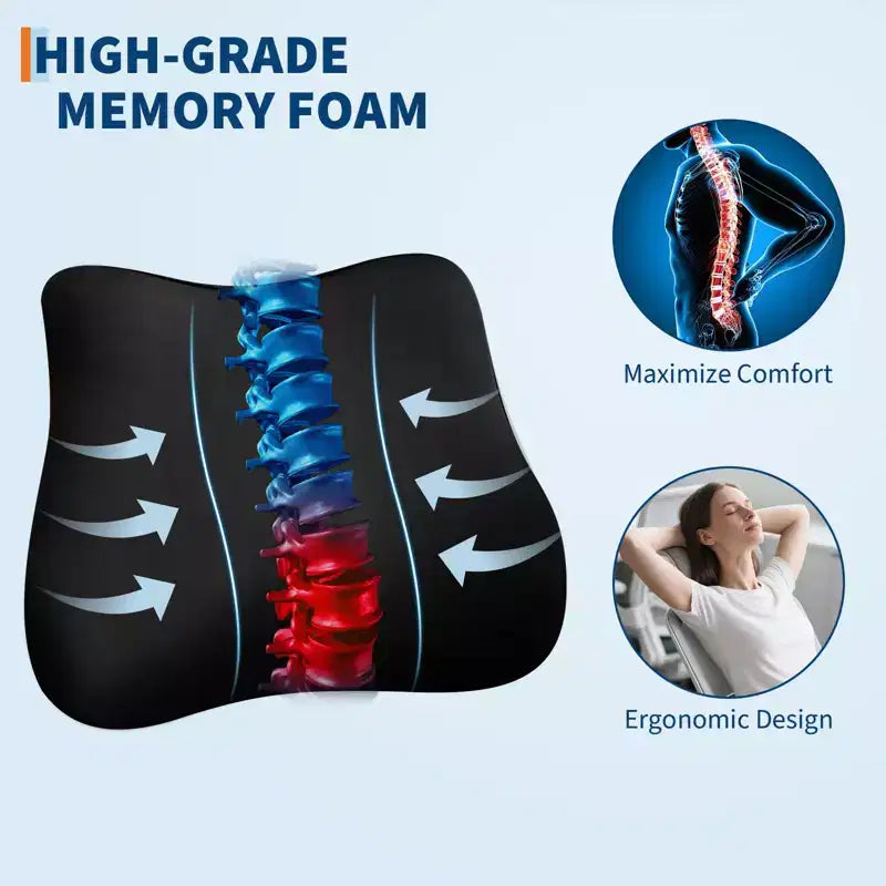 Acekool Fauteuil inclinable ergonomique en maille avec repose-pieds, réglage lombaire et appui-tête, pour bureau à domicile et salle de jeux