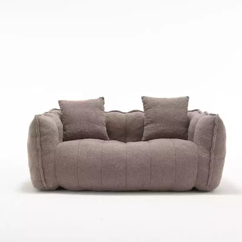 Fauteuil poire souple avec mousse haute résilience, canapé paresseux carré avec repose-pieds, housse pour adultes pour jouer, lire ou regarder la télévision