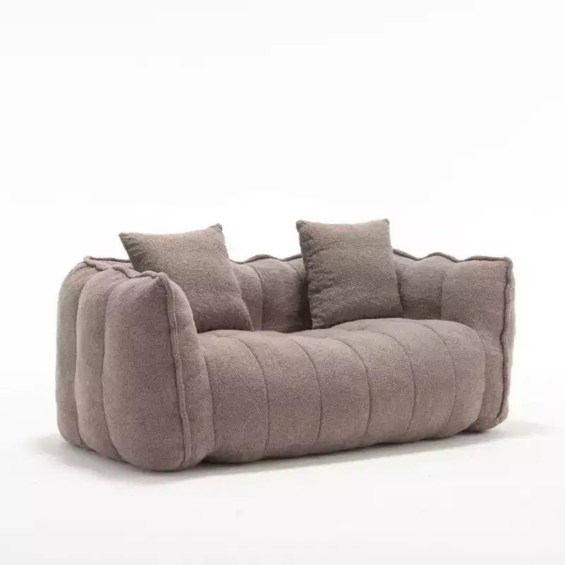 Fauteuil poire souple avec mousse haute résilience, canapé paresseux carré avec repose-pieds, housse pour adultes pour jouer, lire ou regarder la télévision
