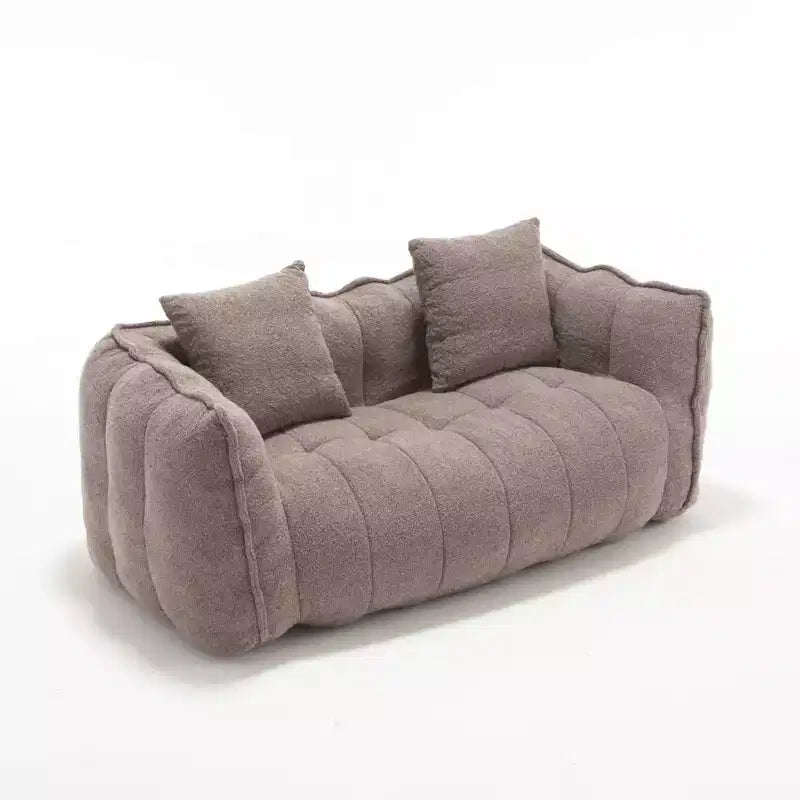 Fauteuil poire souple avec mousse haute résilience, canapé paresseux carré avec repose-pieds, housse pour adultes pour jouer, lire ou regarder la télévision