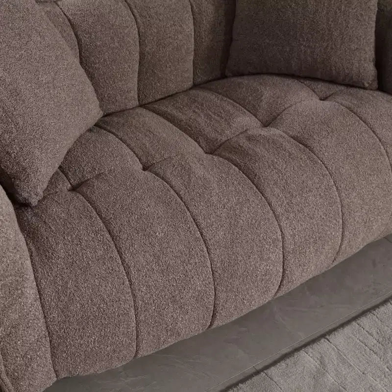 Fauteuil poire souple avec mousse haute résilience, canapé paresseux carré avec repose-pieds, housse pour adultes pour jouer, lire ou regarder la télévision