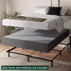 Sommier Zinus 9 pouces Twin WonderBox(TM) Smart Box Spring, base de matelas à montage rapide, cadre métallique durable, gris