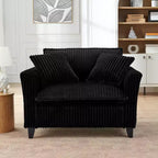 Fauteuil paresseux, fauteuil simple et confortable, avec dossier et coussin moelleux, doté d'accoudoirs des deux côtés