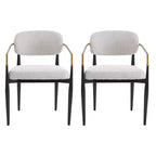 Christopher Knight Home Elodie Chaises de salle à manger modernes rembourrées (Lot de 2)