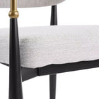 Christopher Knight Home Elodie Chaises de salle à manger modernes rembourrées (Lot de 2)