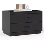 Stackable Storage Drawers, 28 Wide Storage Bins with 2 Drawers for Closet Organizers