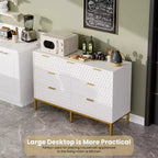 Commode 7 tiroirs, meuble de rangement moderne et épuré pour placard, blanc