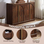 Commode de chambre à 6 tiroirs, 120 cm de large, en bois avec poignées en métal, organiseur de rangement moderne pour chambre à coucher, salon, couloir