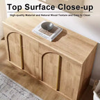 Commode de chambre à 6 tiroirs, 120 cm de large, en bois avec poignées en métal, organiseur de rangement moderne pour chambre à coucher, salon, couloir
