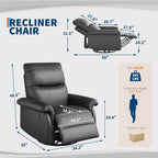 Fauteuil inclinable, pivotant et à bascule, planeur à bascule à siège profond, pour salon, chambre à coucher