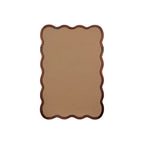 Miroir Mural Décoratif Rectangulaire 20 x 30 avec Cadre en Bois Massif, Miroir de Courtoisie pour Salle de Bain ou Entrée-Panipeachy