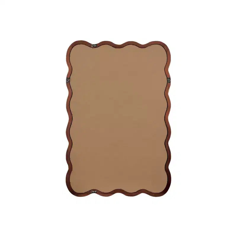 Miroir Mural Décoratif Rectangulaire 20 x 30 avec Cadre en Bois Massif, Miroir de Courtoisie pour Salle de Bain ou Entrée-Panipeachy