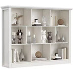 Besiost Étagère de Rangement 10 Cubes, Bibliothèque sur Pied