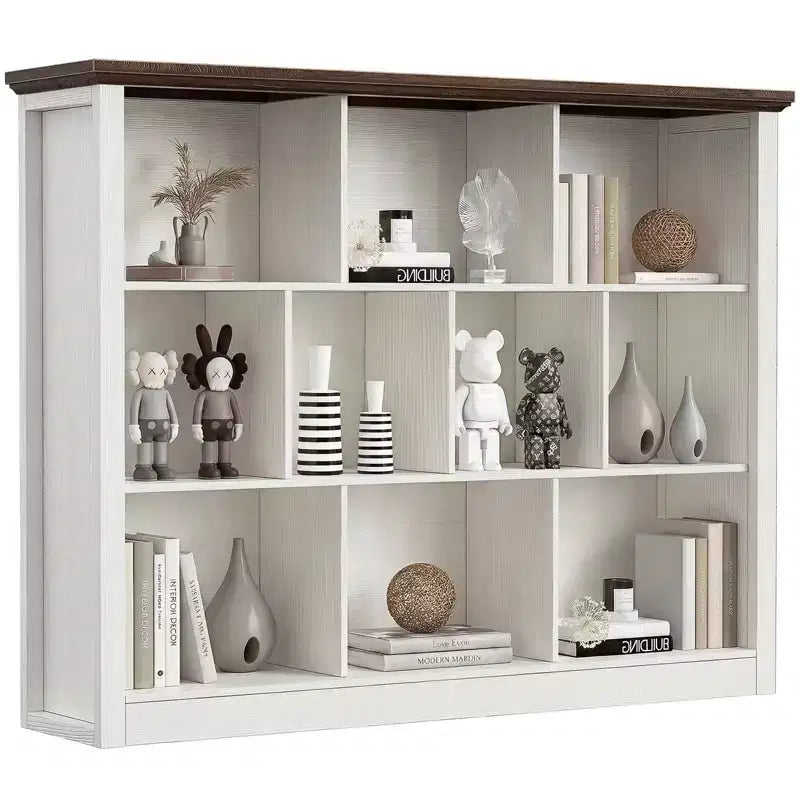 Besiost Étagère de Rangement 10 Cubes, Bibliothèque sur Pied