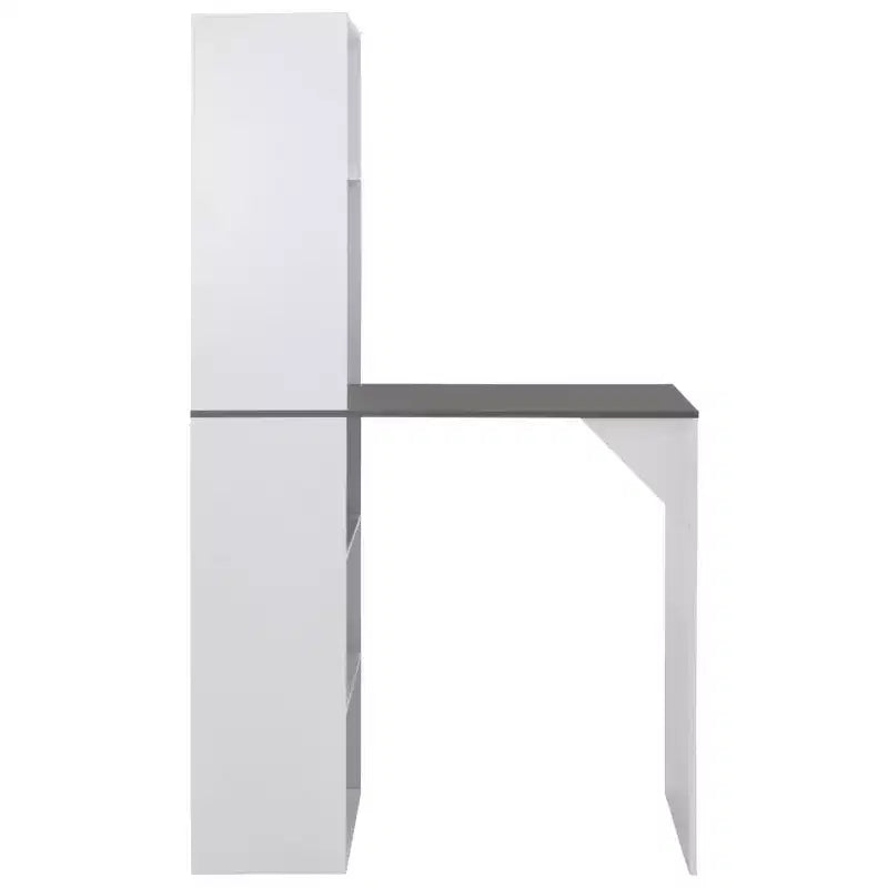 vidaXL Bar Table Kitchen Pub Table Bistro Table for Dining Room with Cabinet