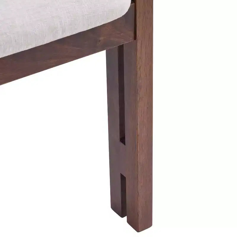 Christopher Knight Home Rhiannon Chaises de salle à manger capitonnées en bois d'hévéa de style Mid-Century (Lot de 6)