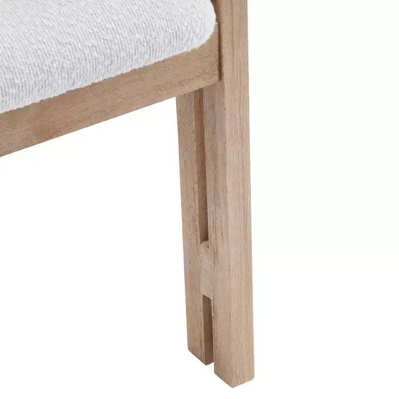 Christopher Knight Home Rhiannon Chaises de salle à manger capitonnées en bois d'hévéa de style Mid-Century (Lot de 6)