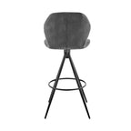 Tabouret de bar pivotant en tissu Gramiria 26 GDFStudio