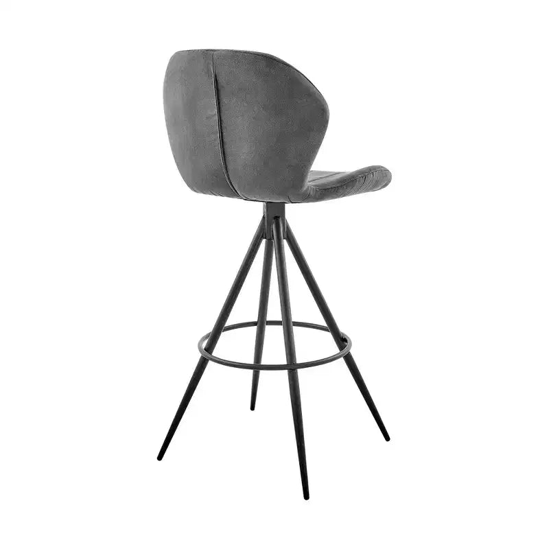 Tabouret de bar pivotant en tissu Gramiria 26 GDFStudio