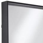 Uttermost Delaney Miroirs Muraux Rectangulaires Noir Mat 24 x 42 - Lot de 2