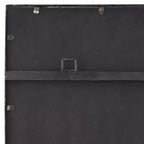 Uttermost Delaney Miroirs Muraux Rectangulaires Noir Mat 24 x 42 - Lot de 2