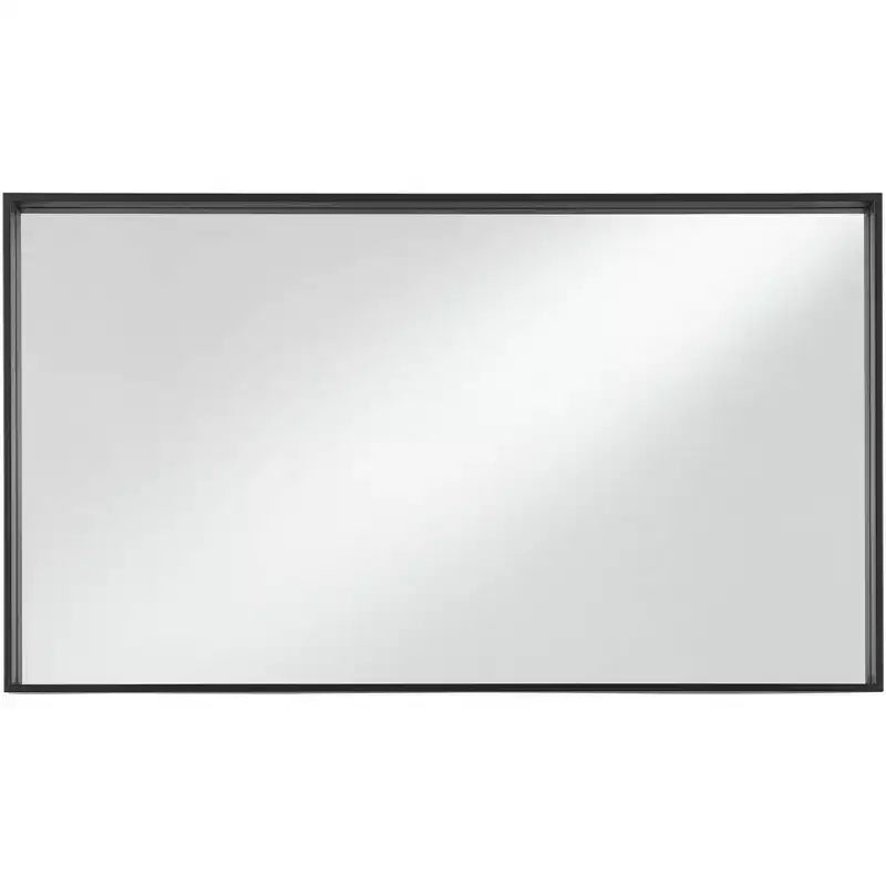 Uttermost Delaney Miroirs Muraux Rectangulaires Noir Mat 24 x 42 - Lot de 2