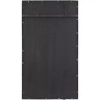 Uttermost Delaney Miroirs Muraux Rectangulaires Noir Mat 24 x 42 - Lot de 2