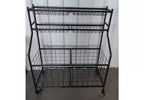 Chariot à roulettes pour ballons, Organisateur d'équipements sportifs et Rangement de garage pour équipements de sport et jouets, Utilisation intérieure/extérieure
