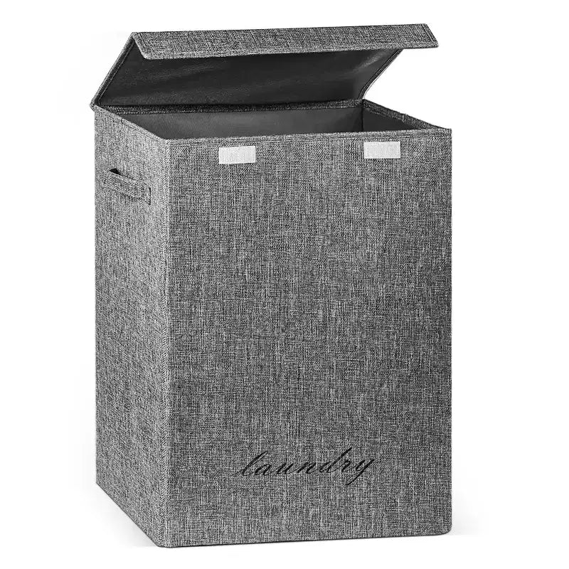 Garnen 70L Laundry Basket with Lid, Laundry Hamper Baskets with Handle, Dirty Clothes Hamper Organizer Bin with Handle For Kids Baby Dorm Room