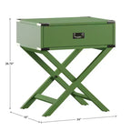 Table de chevet de campagne en bois Borden X-Base - iNSPIRE Q