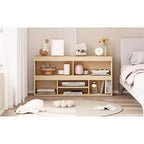 Organisateur de rangement de jouets pour chambre d'enfant avec tiroir, étagère à livres et à jouets en bois à 6 cubes, organisateur de rangement de cubes pour maison de jeu, salle de classe et chambre de bébé