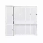 Lit escamotable Queen Luxystar avec armoire et bureau