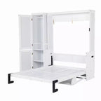Lit escamotable Queen Luxystar avec armoire et bureau