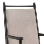 Fauteuil Fuske en tissu beige et bois (lot de 2) - iNSPIREQ