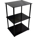 HomeStock Rectangle Plateau en verre Table d'appoint 1 pièce