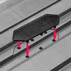 Étagère de rangement verticale 4 niveaux Sterilite pour garage ou sous-sol, noire