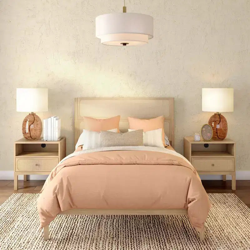 Lit double Elio Rattan