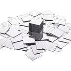 Home Collection 200Pcs Mini Square Mirror Tiles 1Inch