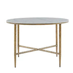 Christopher Knight Home Valeska, ensemble de 5 pièces : table à manger en pierre frittée forgée à la main, style industriel de luxe, avec chaises de salle à manger rembourrées.