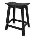 Weatherproof Outdoor Bar Stools, Integrated Footrest, Durable Tall Bar Seating, for Home, Living Room