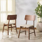 Chaise de salle à manger en bois Madina (lot de 2) - SFV6706 - Safavieh Couture