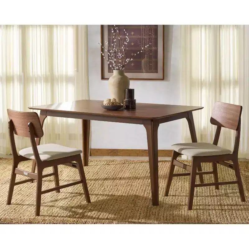 Chaise de salle à manger en bois Madina (lot de 2) - SFV6706 - Safavieh Couture