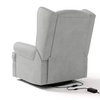 Fauteuil inclinable planeur rembourré à dossier haut Storkcraft Serenity avec port USB