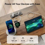 Table de chevet 2 PCS avec station de charge, table de chevet de style rustique avec étagère ouverte, armoire fermée, port USB et prise secteur, table de chevet avec rangement