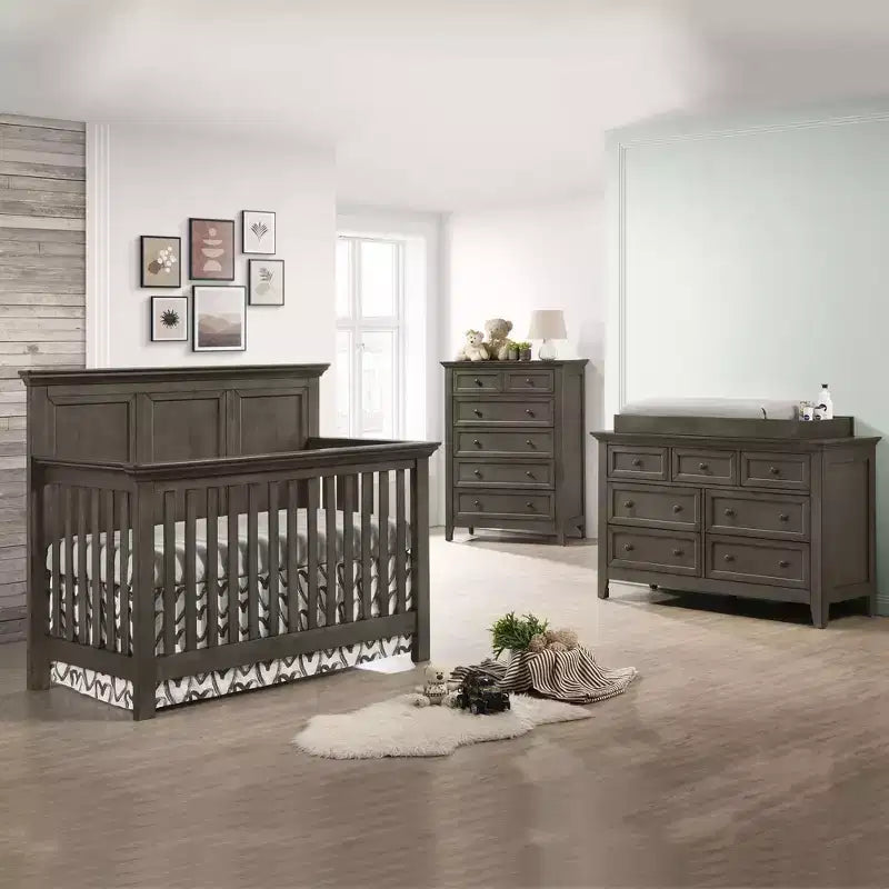 Lit de bébé convertible San Mateo Westwood | Gris