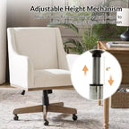 Chaise de bureau Merry avec hauteur réglable et accoudoirs incurvés|HULALA HOME