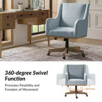 Chaise de bureau Merry avec hauteur réglable et accoudoirs incurvés|HULALA HOME