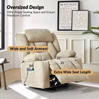 Fauteuil inclinable Rex Power Lift Assist|Hulala Home-BEIGE