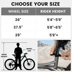 Vélo tout terrain NAYSAYE 26 pouces 21 vitesses pour adulte avec cadre en acier à haute teneur en carbone et double frein à disque mécanique, 67*26,5*38